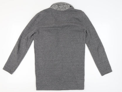 River Island Women's Grey Open Front Cardigan XS Long Sleeve