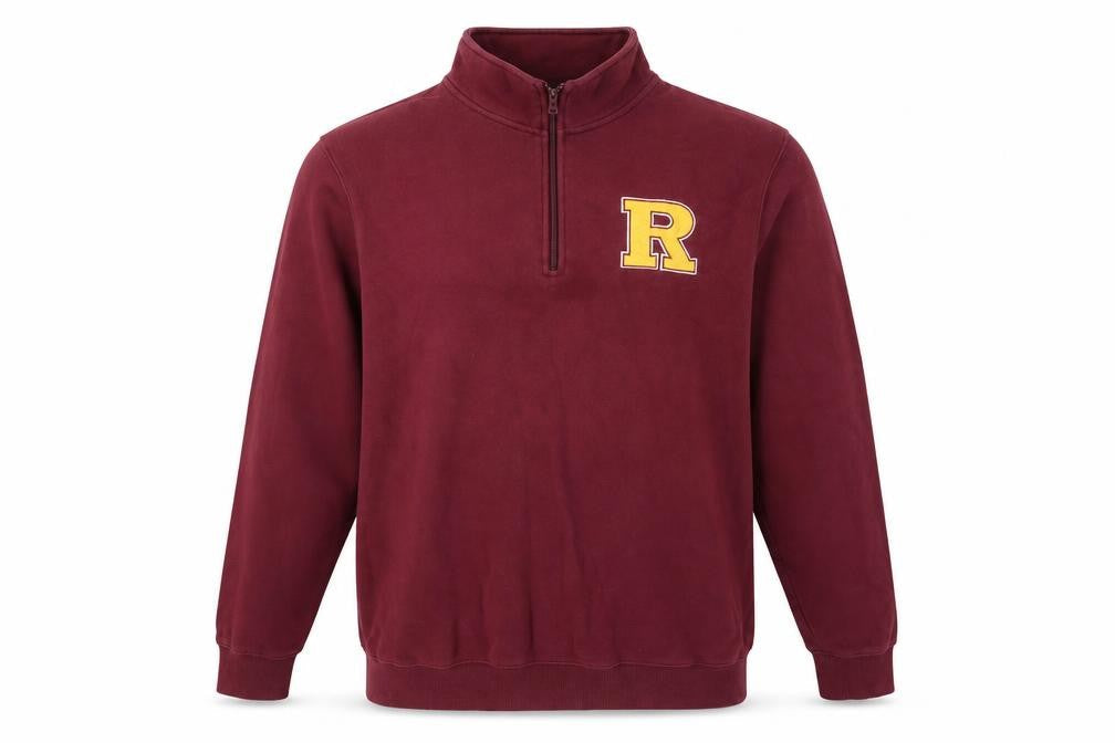 Sport-Tek Men's Red XL Logo 1/4 Zip Sweatshirt