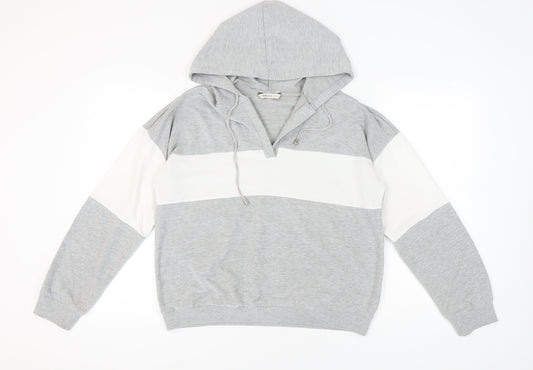 REALbasics Unisex Grey Hoodie, Size L, Casual & Stylish