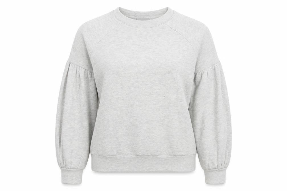 Vero Moda Women's Grey Sweatshirt, Size S, Long Sleeve
