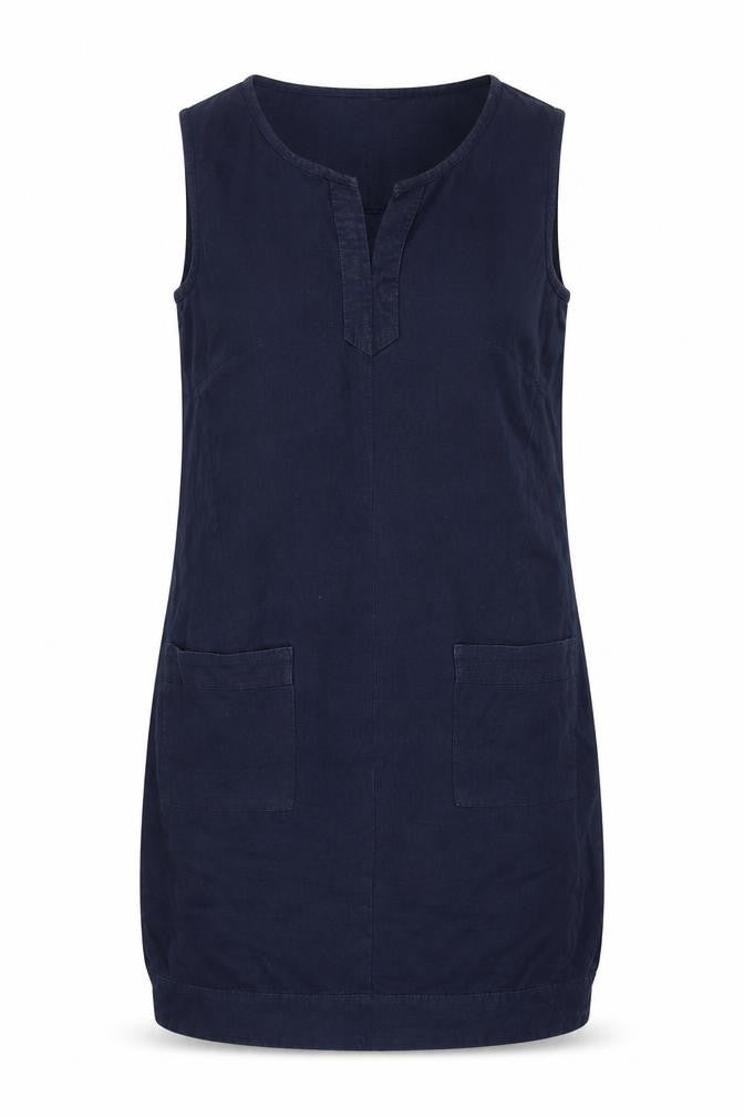 Next Women's Blue Sleeveless Dress, Size 10, Cotton Blend