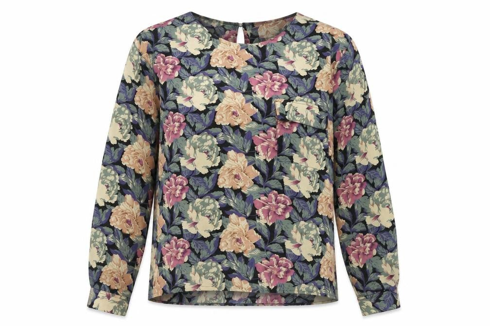 Next Women's Multicoloured Floral Long Sleeve Shirt