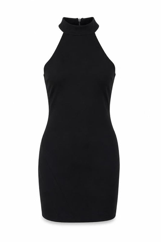 River Island Women's Black High Neck Dress Size 10
