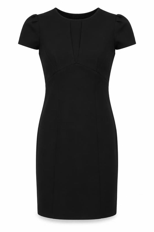 Boohoo Women's Black Sheath Dress, Size 6, Perfect for Parties