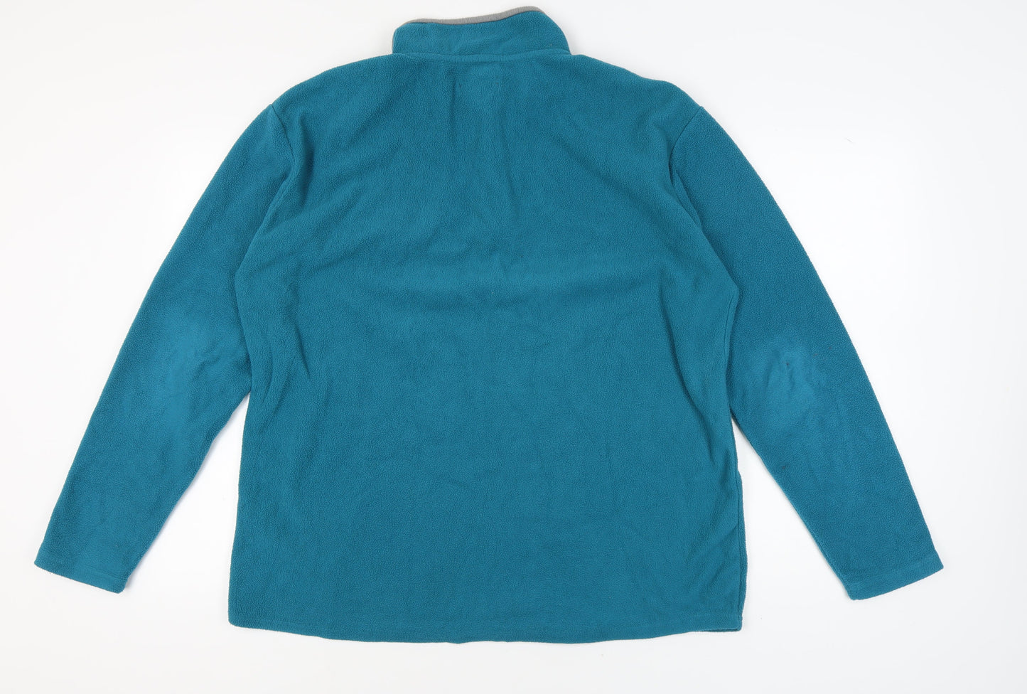 Atlas For Men XL Blue Fleece Pullover Sweatshirt