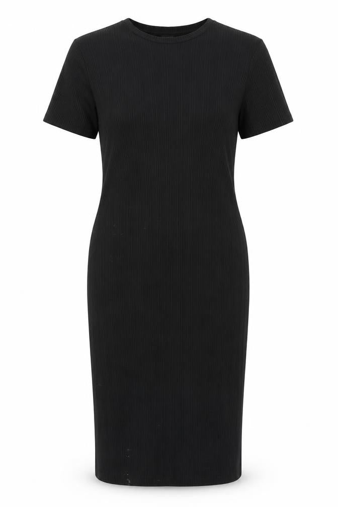 River Island Women's Black Bodycon Midi Dress, Size 12