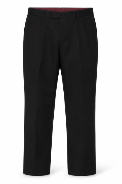 Marks & Spencer Men's Black Regular Fit Trousers