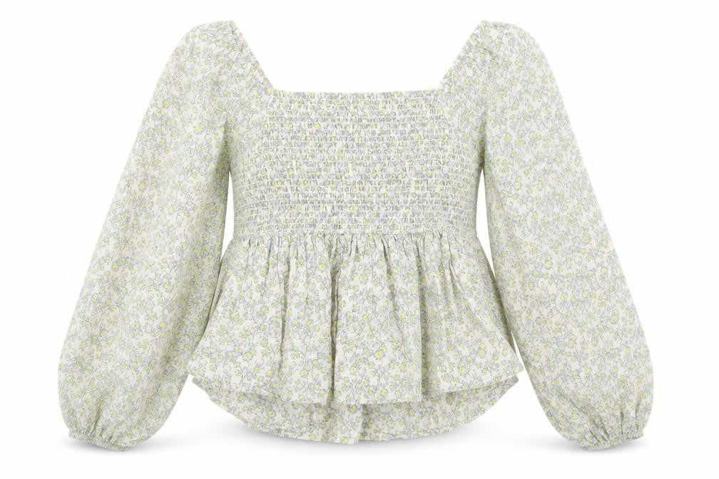 Next Girls Floral Cropped Blouse - Multicoloured, 15 Years