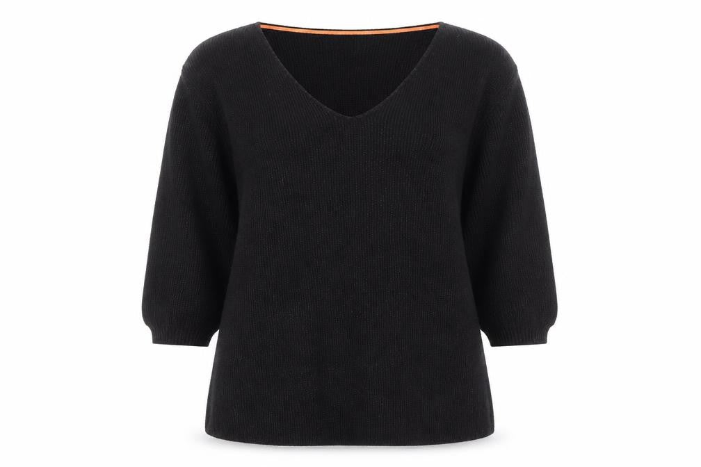 Next Women's Black V-Neck Pullover Jumper Size 8