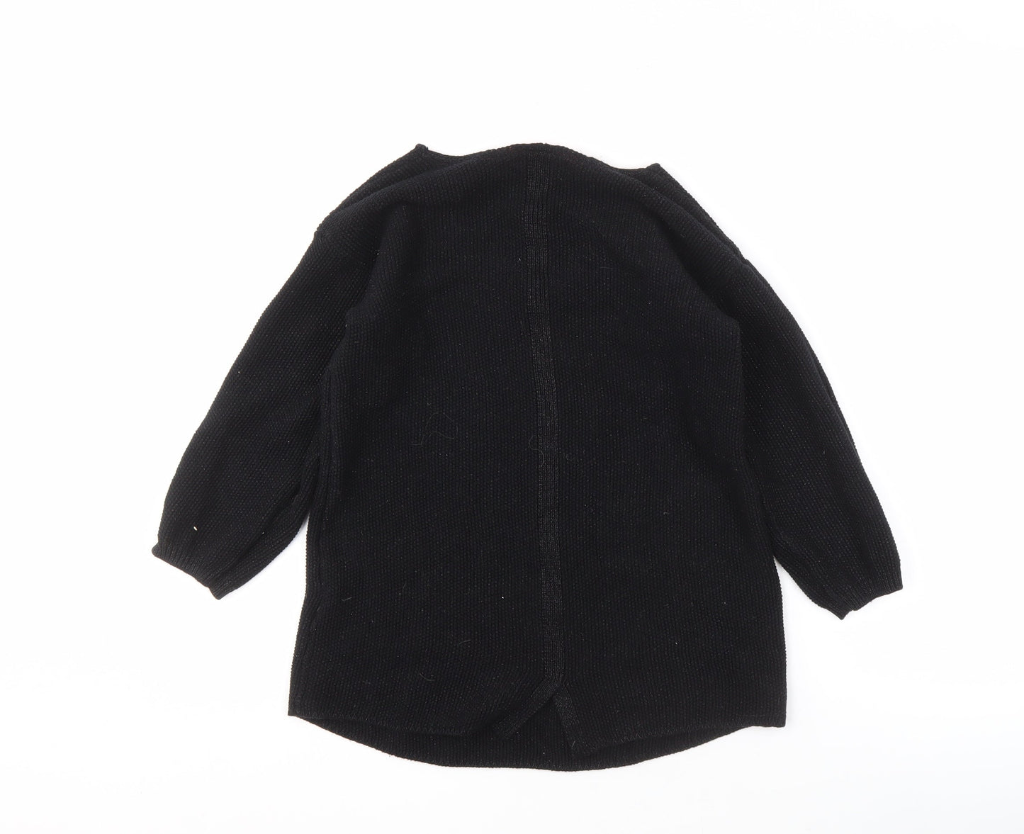 Next Women's Black V-Neck Pullover Jumper Size 8
