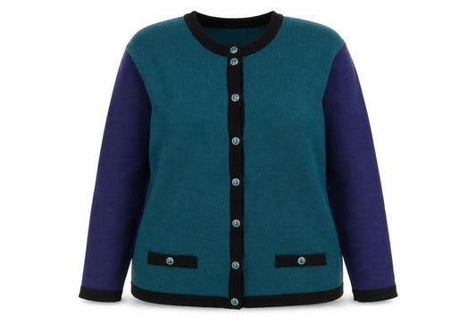 Quimo Women's Multicoloured Cardigan Size 16