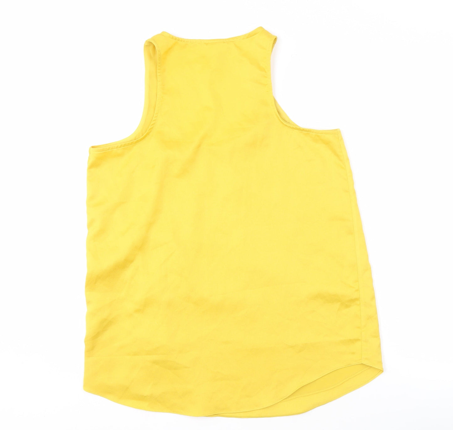River Island Women's Yellow Tank Top Size 10 Casual