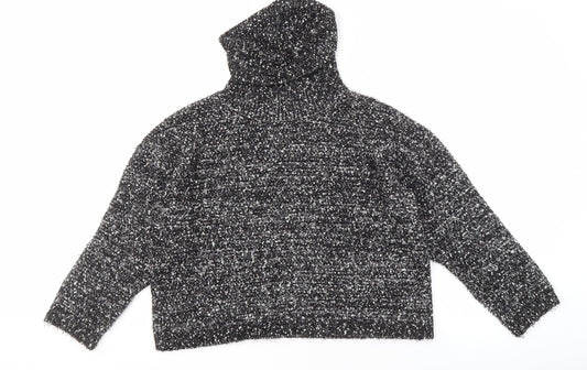 Mango Women's Black Roll Neck Pullover Jumper S