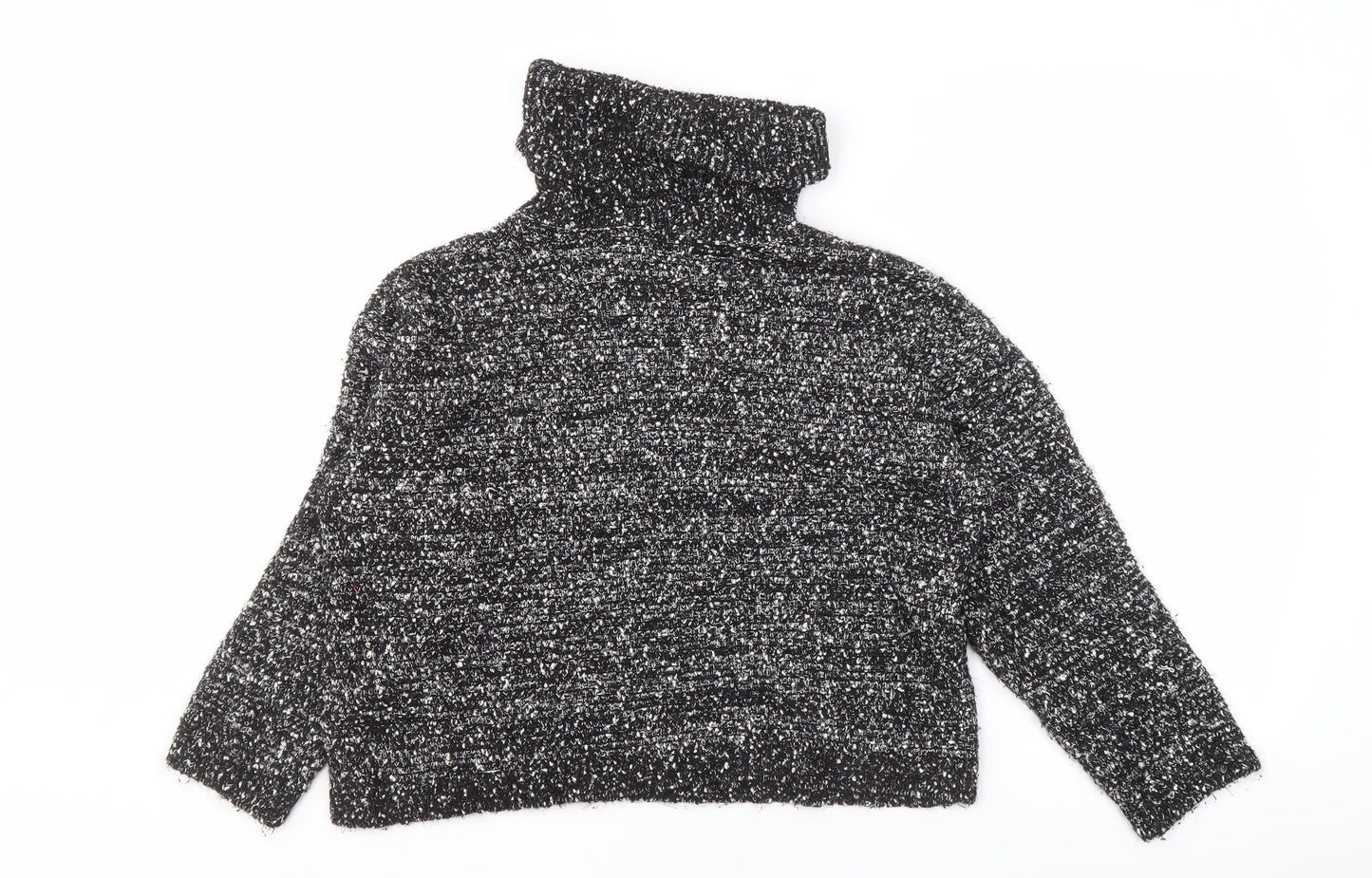 Mango Women's Black Roll Neck Pullover Jumper S