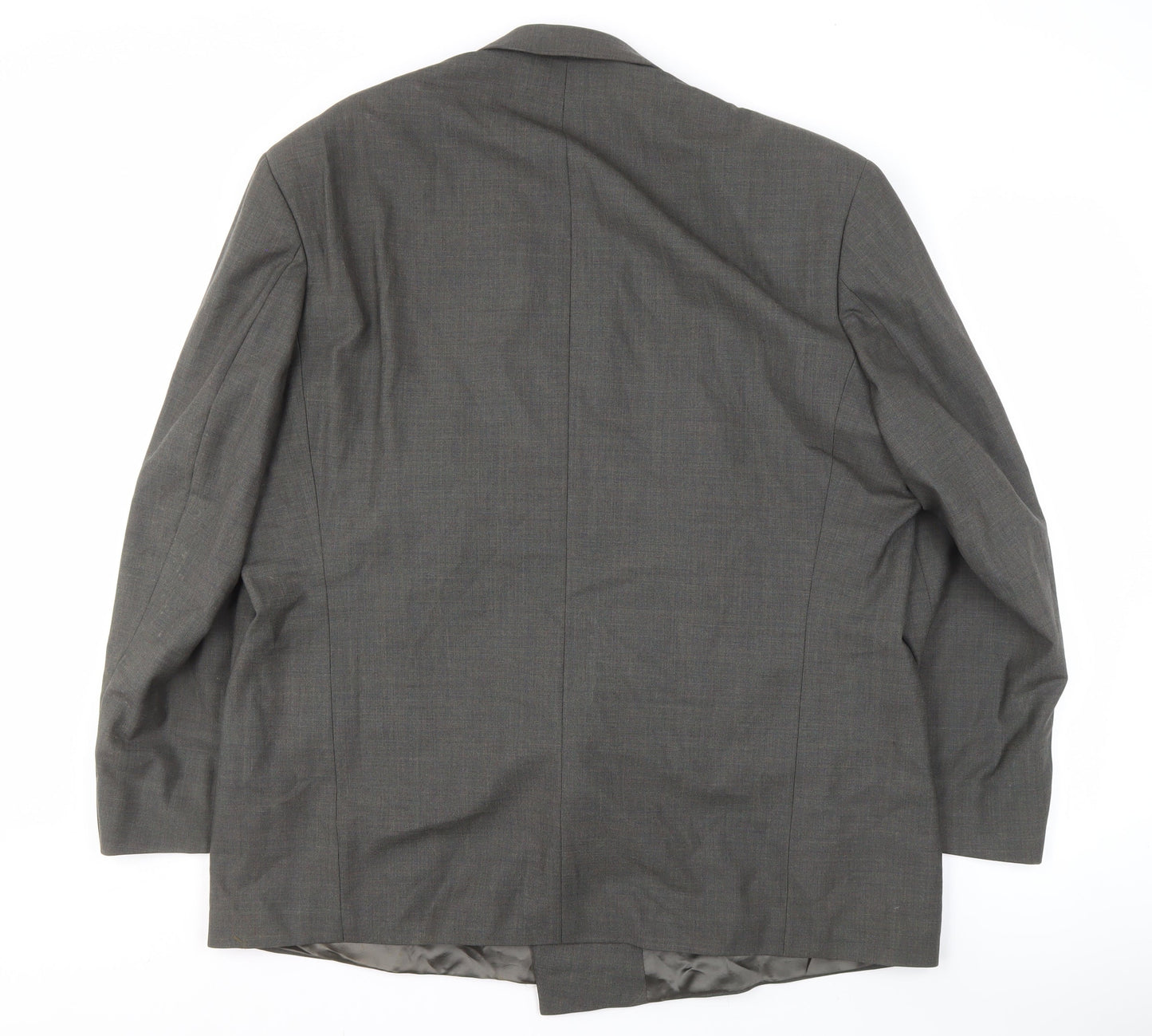 Marks and Spencer Men's Grey Double-Breasted Blazer 46S