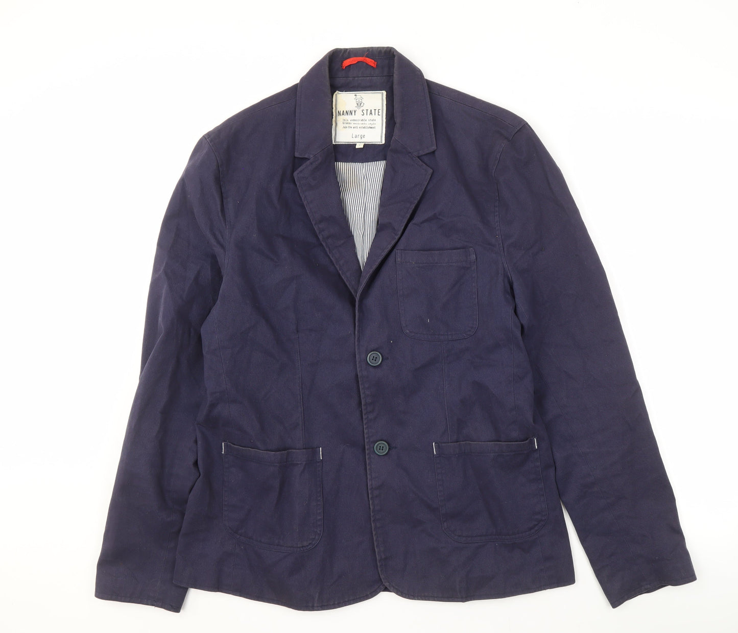 Nanny State Men's Blue Blazer Jacket Size L