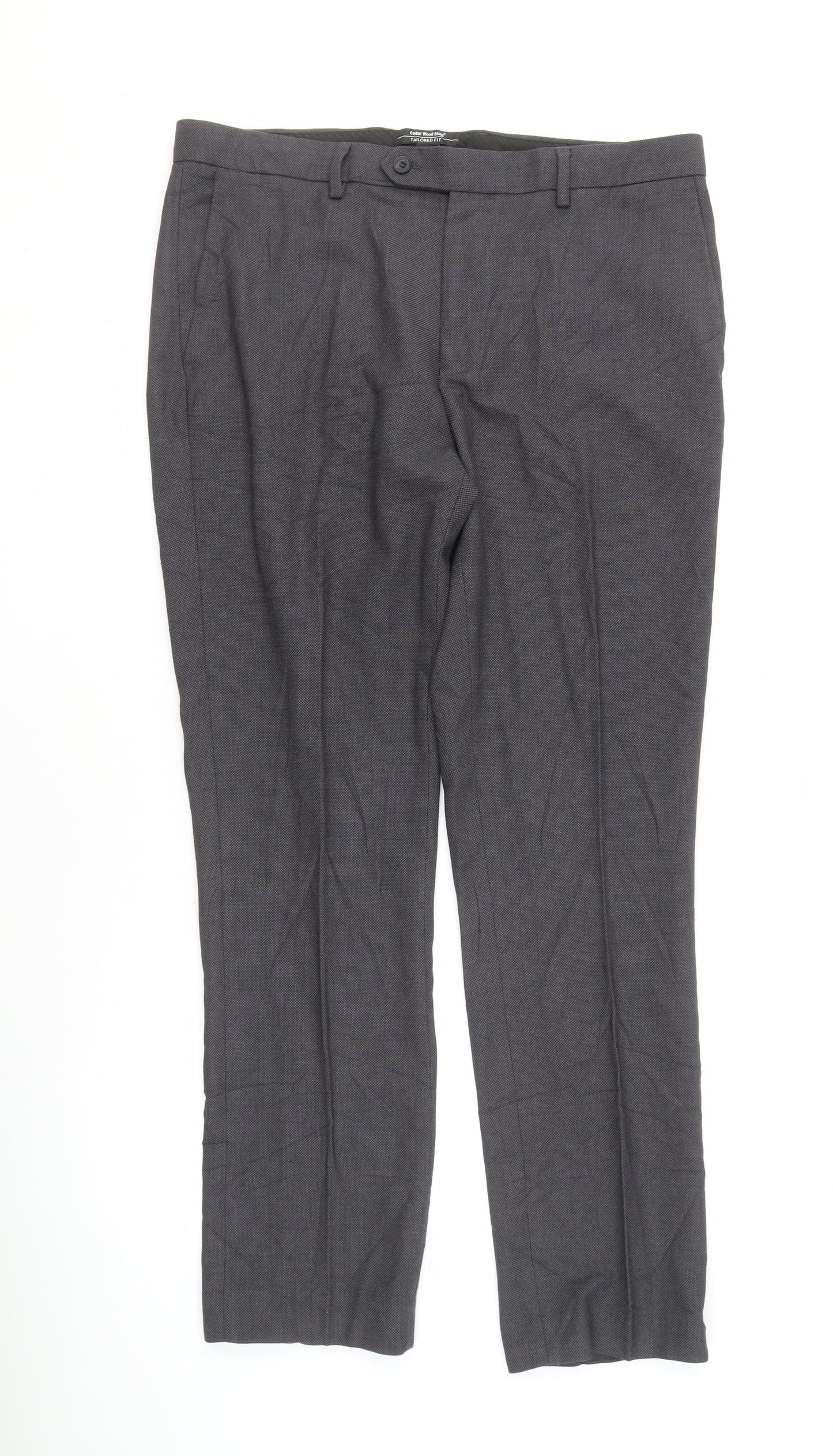 Cedar Wood State Men's Grey Dress Pants, 30R