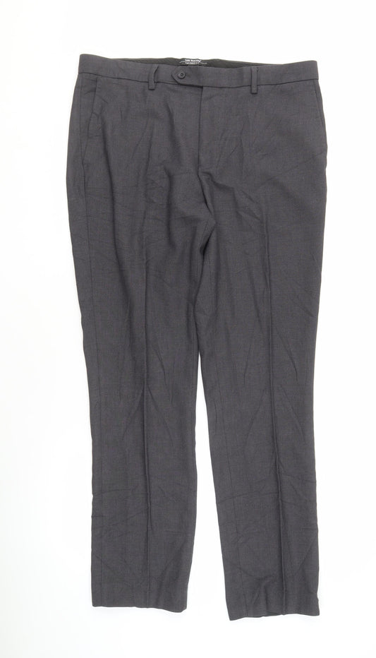 Cedar Wood State Men's Grey Dress Pants, 30R