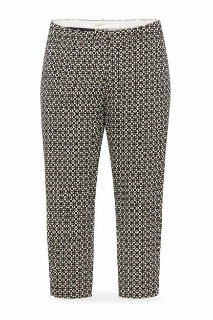 H&M Women's Multicoloured Geometric Trousers Size 12