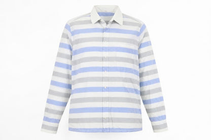 Jacques Womens Britt Multicoloured Striped Button-Up Shirt