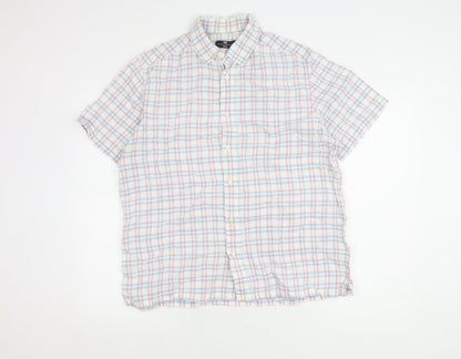 Marks & Spencer Men's Multicoloured Plaid Shirt L