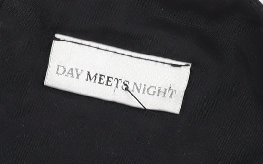 Day Meets Night Black Lace Dress Women Size 18