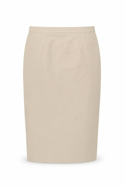 Marina Rinaldi Women's Beige Midi Pencil Skirt