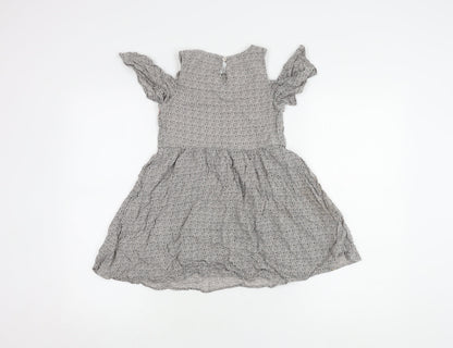 Marks & Spencer Girls Multicoloured Embroidered Dress