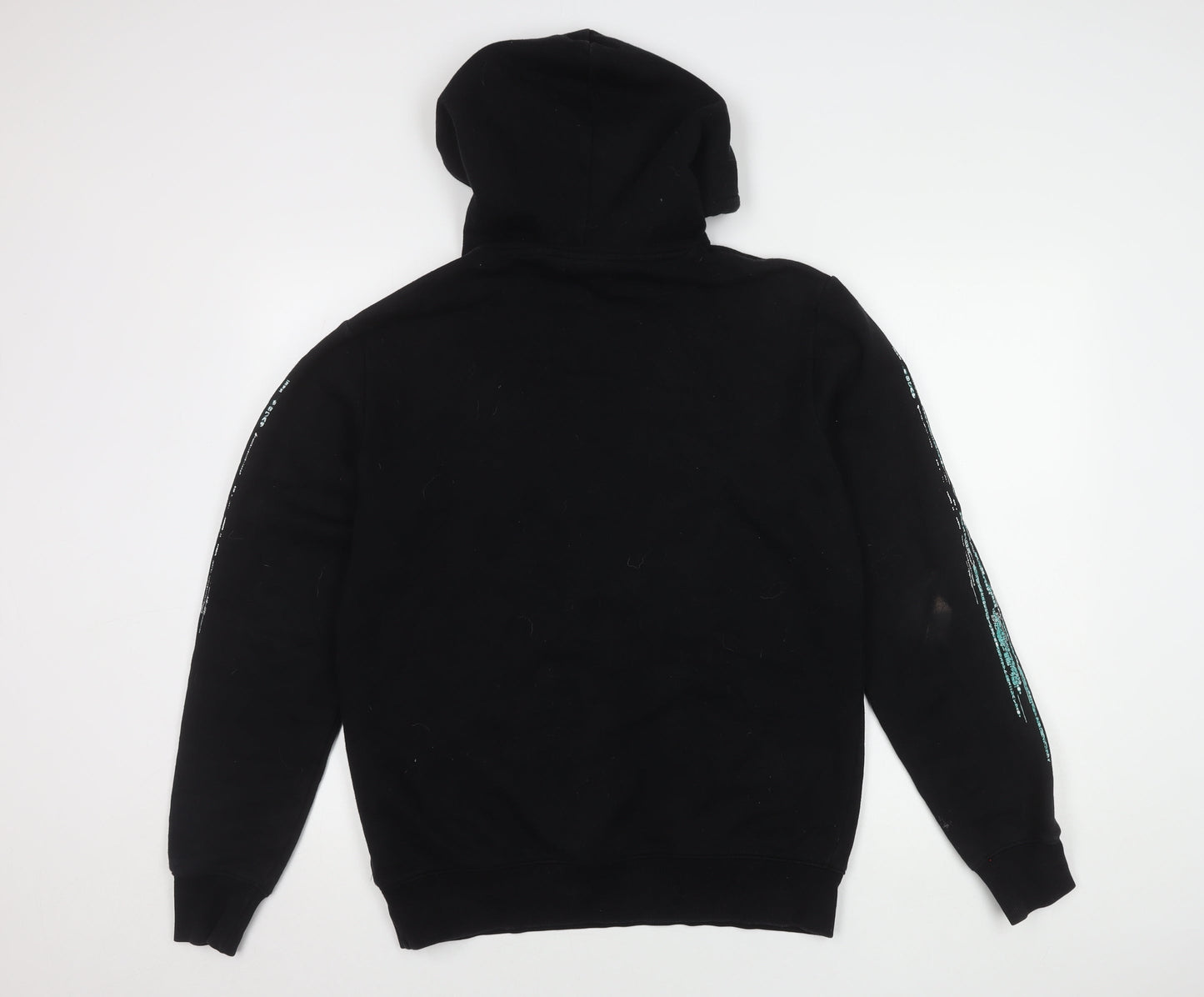 H&M Men's Black Matrix Hoodie - Size S