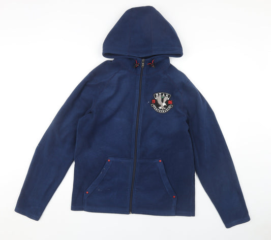 Peak Performance Men's Blue Fleece Jacket S
