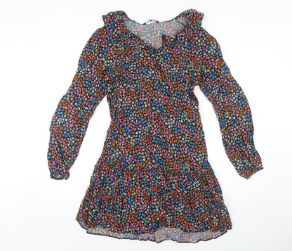 Very Women's Multicoloured Floral A-Line Mini Dress