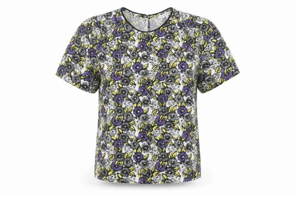 Next Women's Multicoloured Floral T-Shirt Size 6 Petite