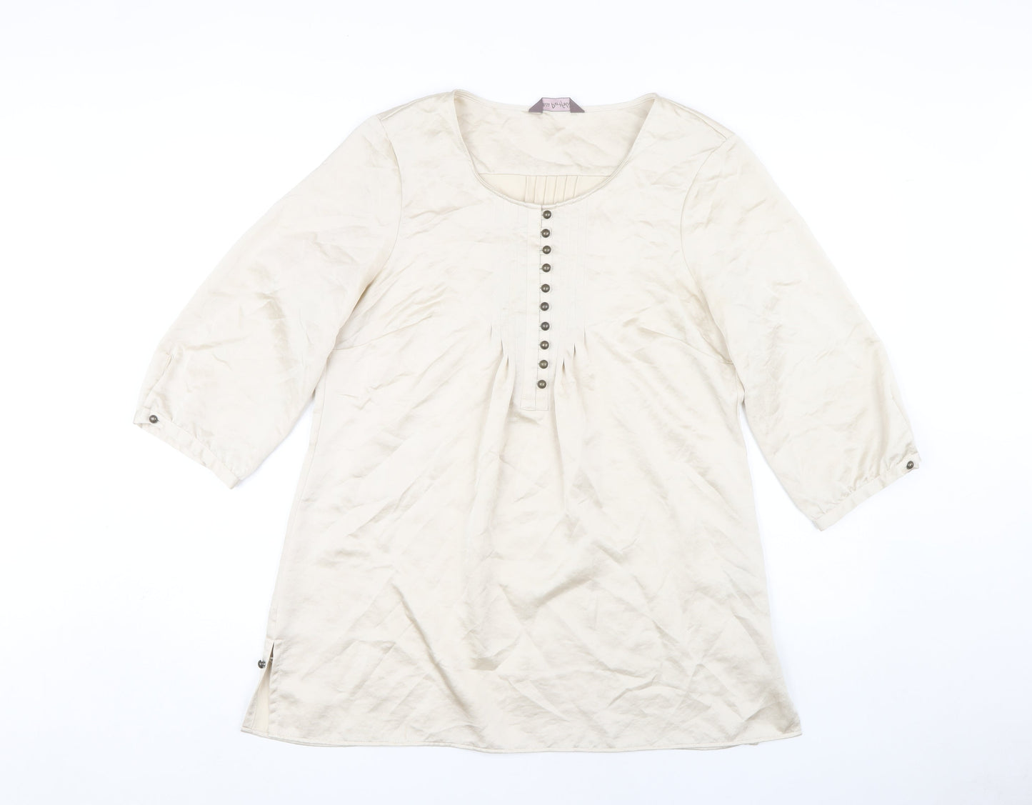Marks and Spencer Women's Beige Tunic, Size 12