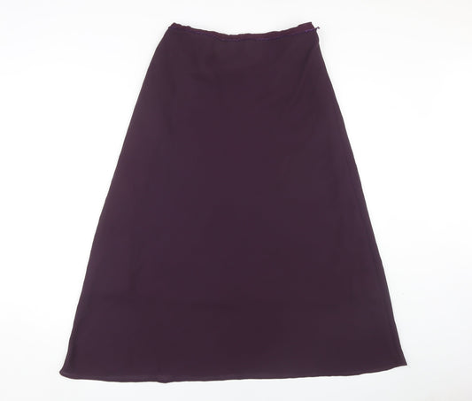 Bonmarché Women's Long Purple Skirt, Size 12