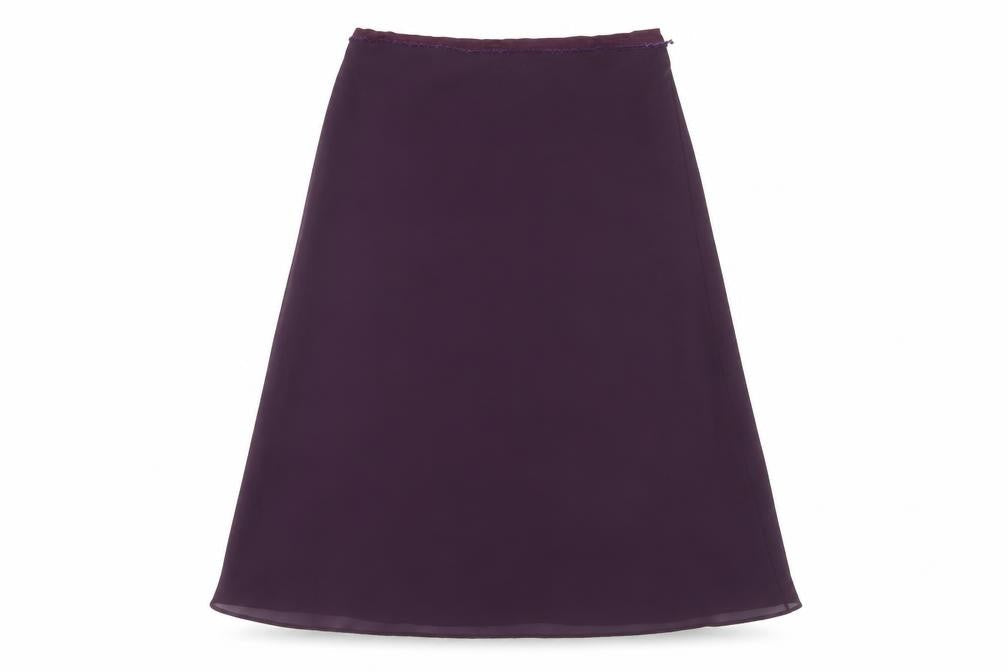 Bonmarché Women's Long Purple Skirt, Size 12