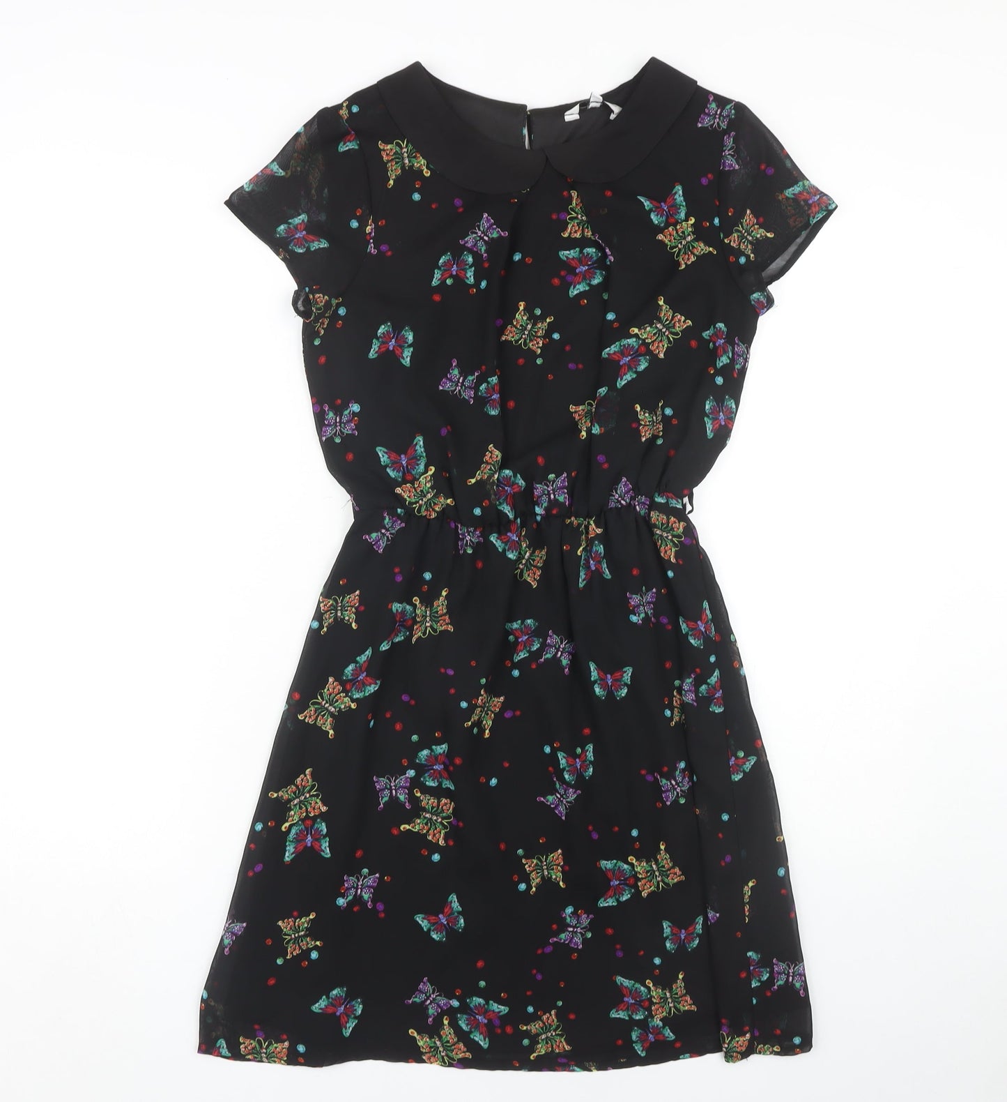 New Look Women's Black Dress Size 8, Casual Spring/Summer