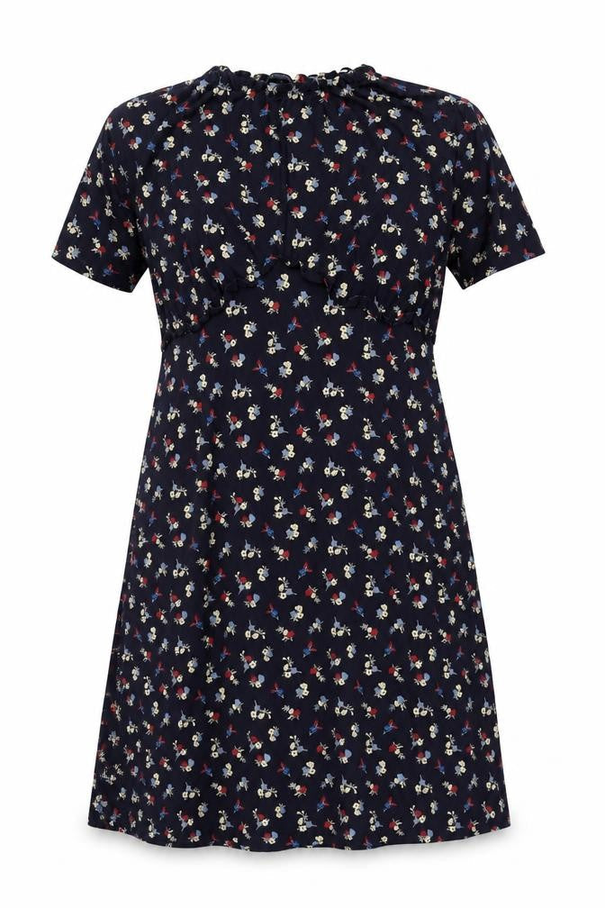 Marks & Spencer Floral A-Line Dress, Size 14, Multicoloured