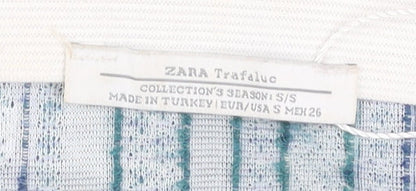 Zara Women's Multicoloured Geometric Pencil Skirt S