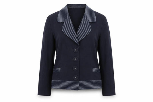 Aria Women's Blue Blazer Size 16 with Buttons