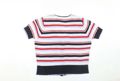 Country Casuals Women's Multicoloured Striped Cardigan XL