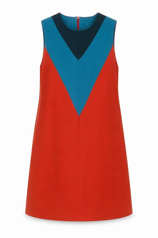 ASOS Women's Colourblock Shift Dress, Size 10
