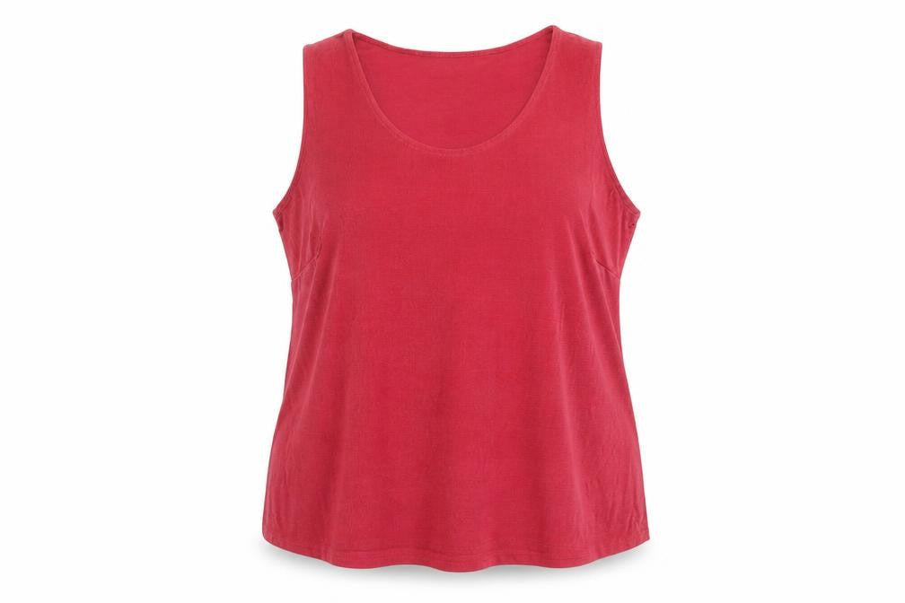 Heather Valley Red Tank Top, Women's Size 20