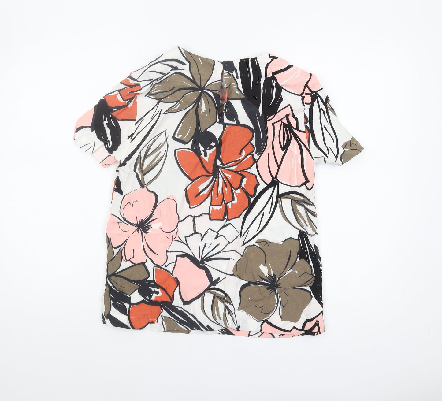 Marks and Spencer Women's Floral T-Shirt Size 10