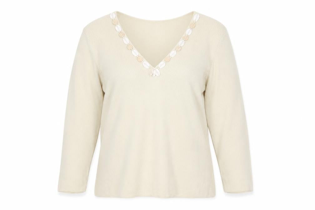 Principles Women's Beige Pullover Jumper, Size 14