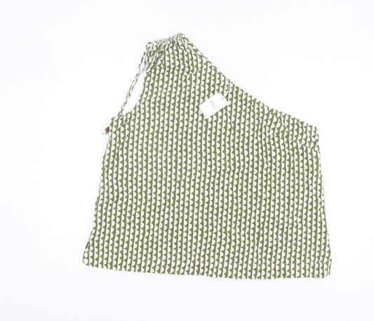 Marks and Spencer Women's Green Halter Top, Size 18