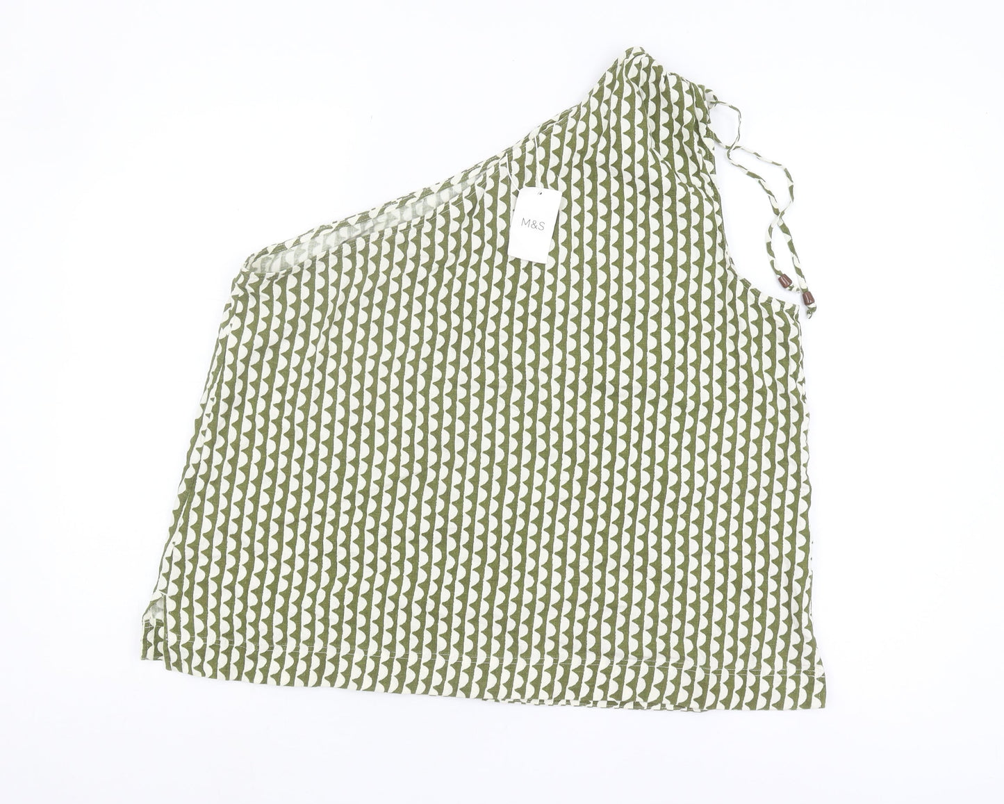 Marks and Spencer Women's Green Halter Top, Size 18