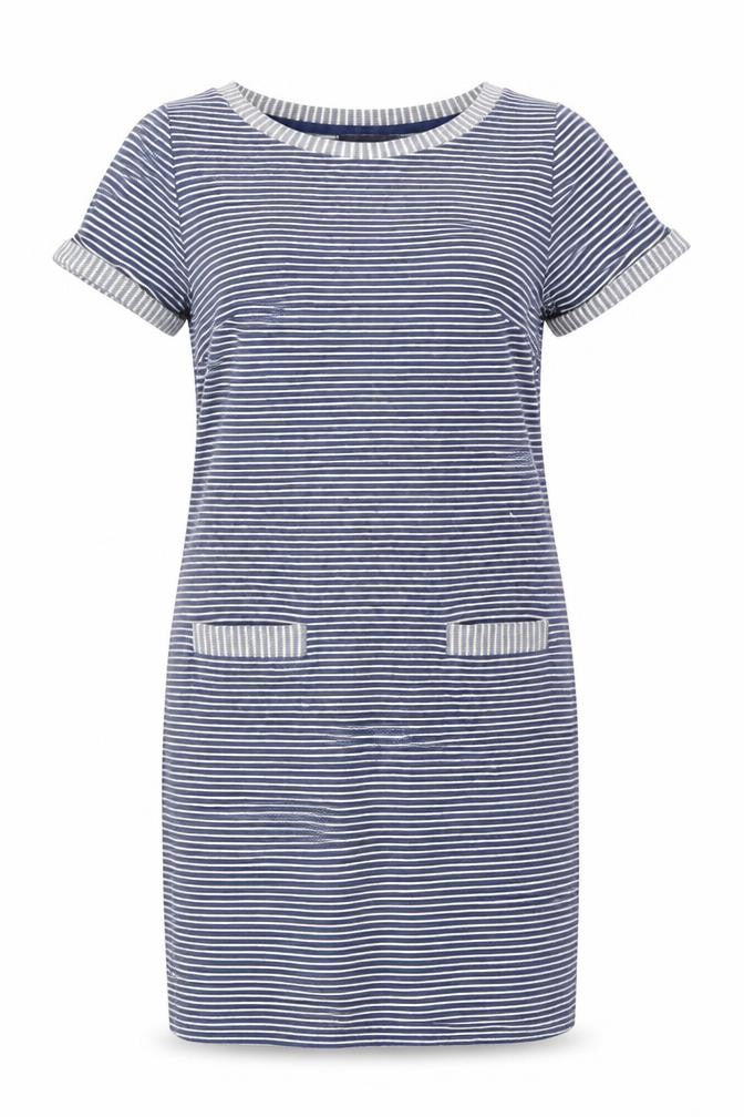 Marks & Spencer Women's Striped T-Shirt Dress, Size 8