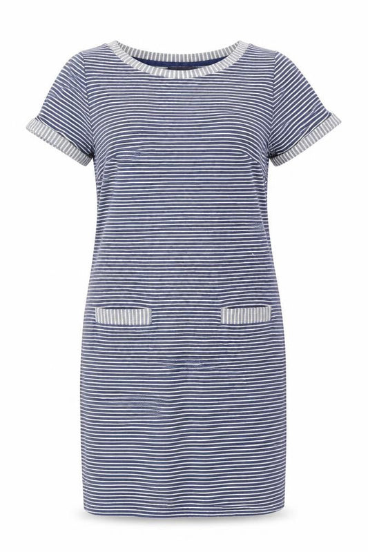 Marks & Spencer Women's Striped T-Shirt Dress, Size 8