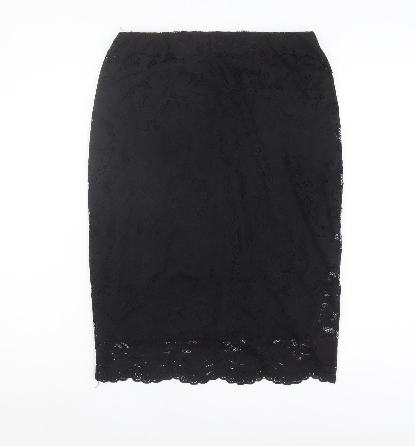 Vero Moda Women's Black Lace Pencil Skirt S