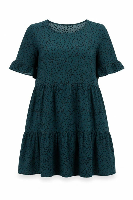 Apricot Women's Green Polka Dot Dress Size 8